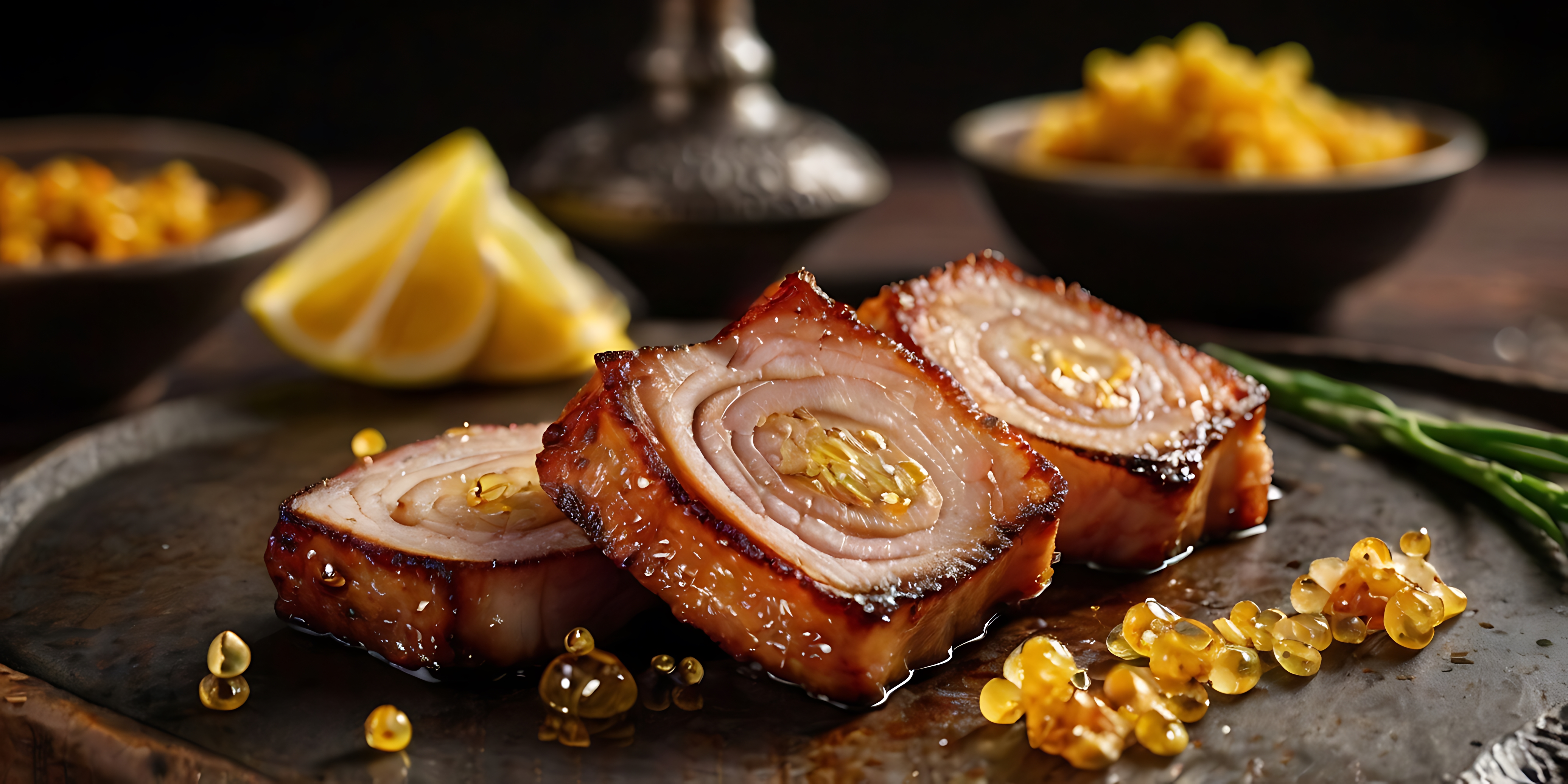 Χοιρινό με μέλι και θυμάρι